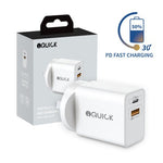 iQuick 20W PD3.0+QC3.0 Fast Charging Adapter